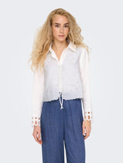 Lou Life Broderie Anglaise Tie Top/Vest