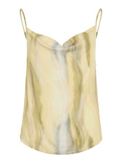 Murina Yellow Cowl Neck Singlet Vest