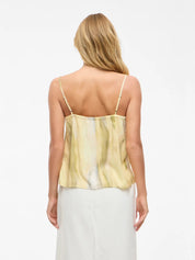 Murina Yellow Cowl Neck Singlet Vest