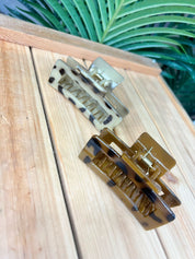Anima Square Bulldog/Hair Clip