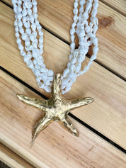 Multi- strand Starfish Necklace