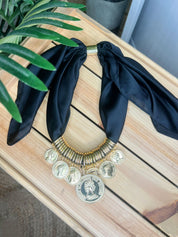 Coin Scarf Necklace