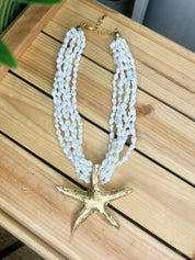 Multi- strand Starfish Necklace