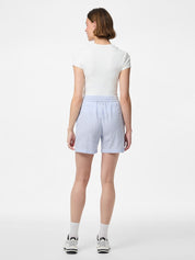 Pieces Sally Blue Stripe Shorts