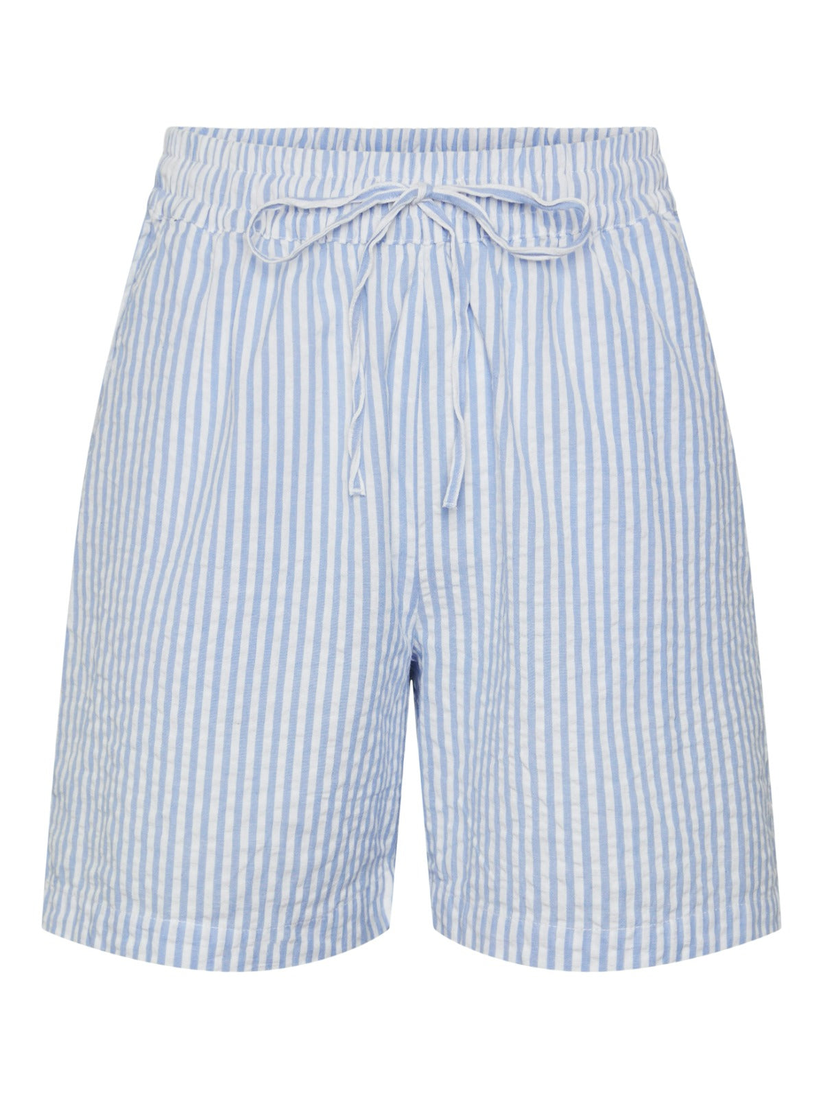 Pieces Sally Blue Stripe Shorts