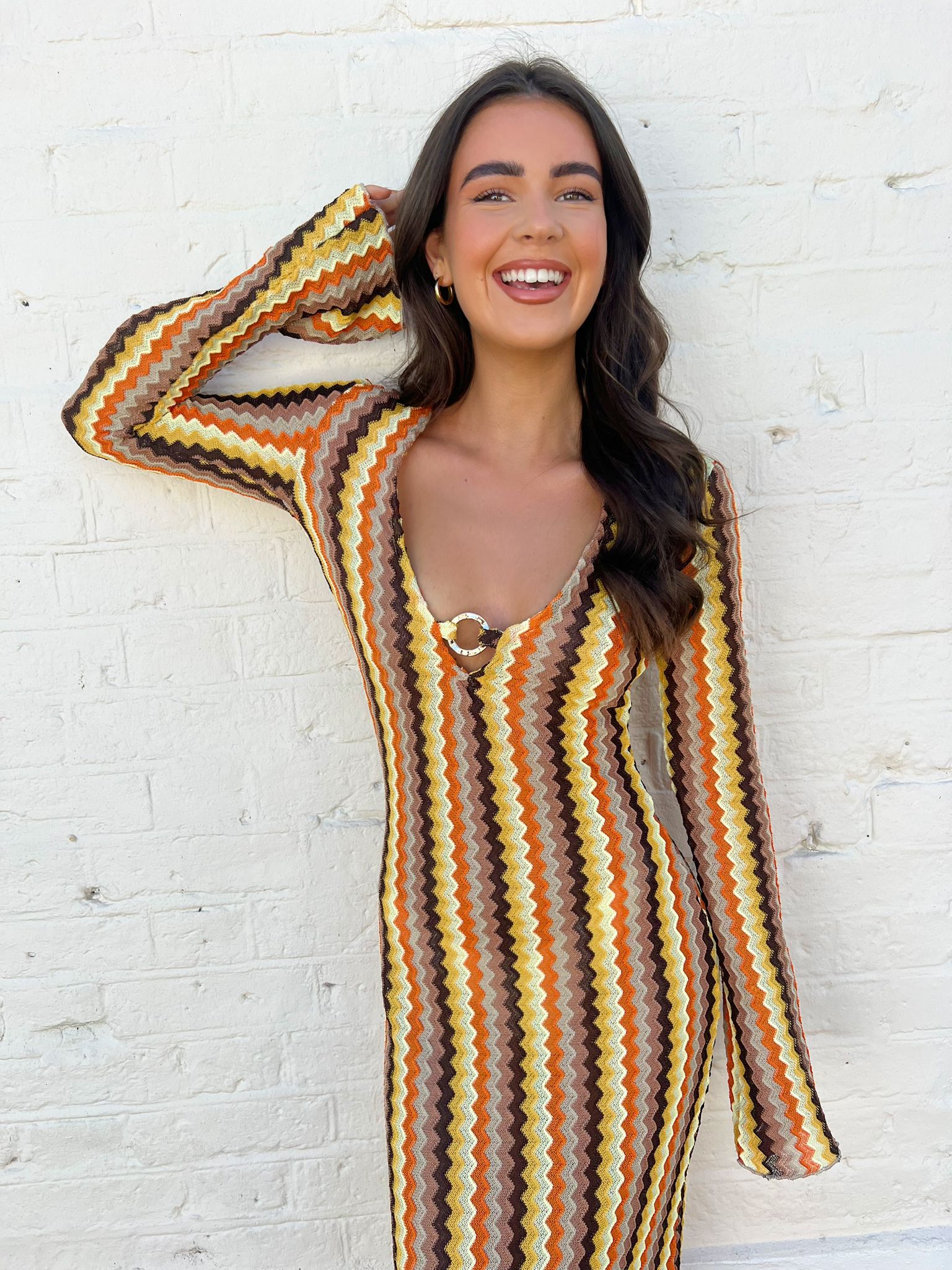Jade Long Sleeve Knit Maxi