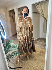 Annie Tan Boho Smock Midi/Maxi Dress