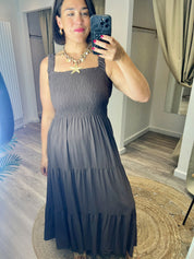 Sofia Jersey Smock Bodice Midi/Maxi