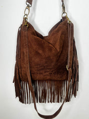 The Sienna Real Suede Tassel Bag