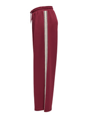 Asta Wine Side-Stripe Trousers
