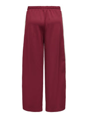 Asta Wine Side-Stripe Trousers