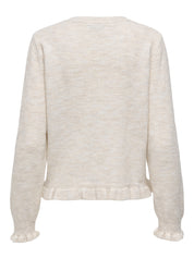 Letty Cream Frill Cardigan