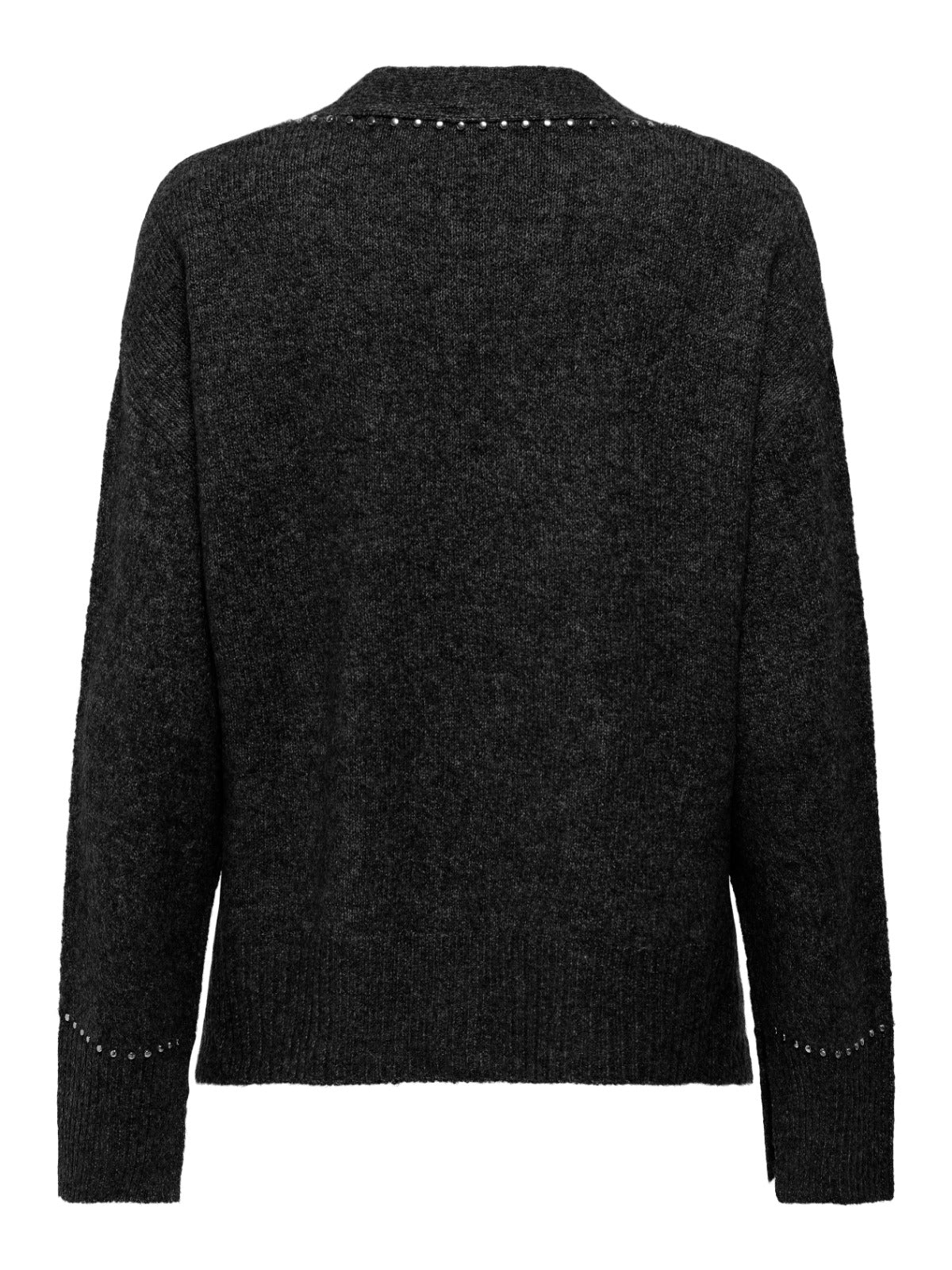 Elsie Black Stud Detail Cardigan