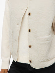 Ada Cream Teddy Waistcoat/Gilet