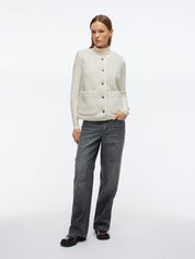 Ada Cream Teddy Waistcoat/Gilet
