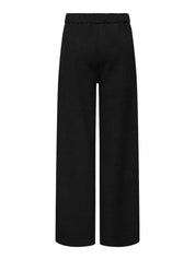 Dorit Black  Leg Textured Trousers