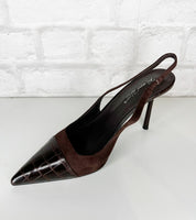 Jules Leather and Suede Style Heel