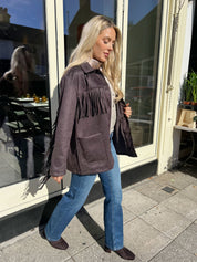Willa Suede Fringe Jacket