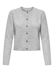 Chloe Light Grey Button up Cardigan
