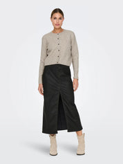 Chloe Beige Button up Cardigan
