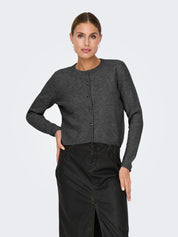 Chloe Dark Grey Button up Cardigan