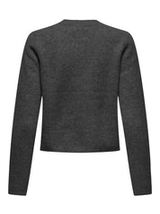 Chloe Dark Grey Button up Cardigan