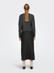 Chloe Dark Grey Button up Cardigan