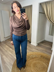 Lola Long Sleeve Diamante Top