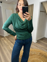 Lola Long Sleeve Diamante Top