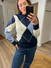 Romi Argyle Jumper