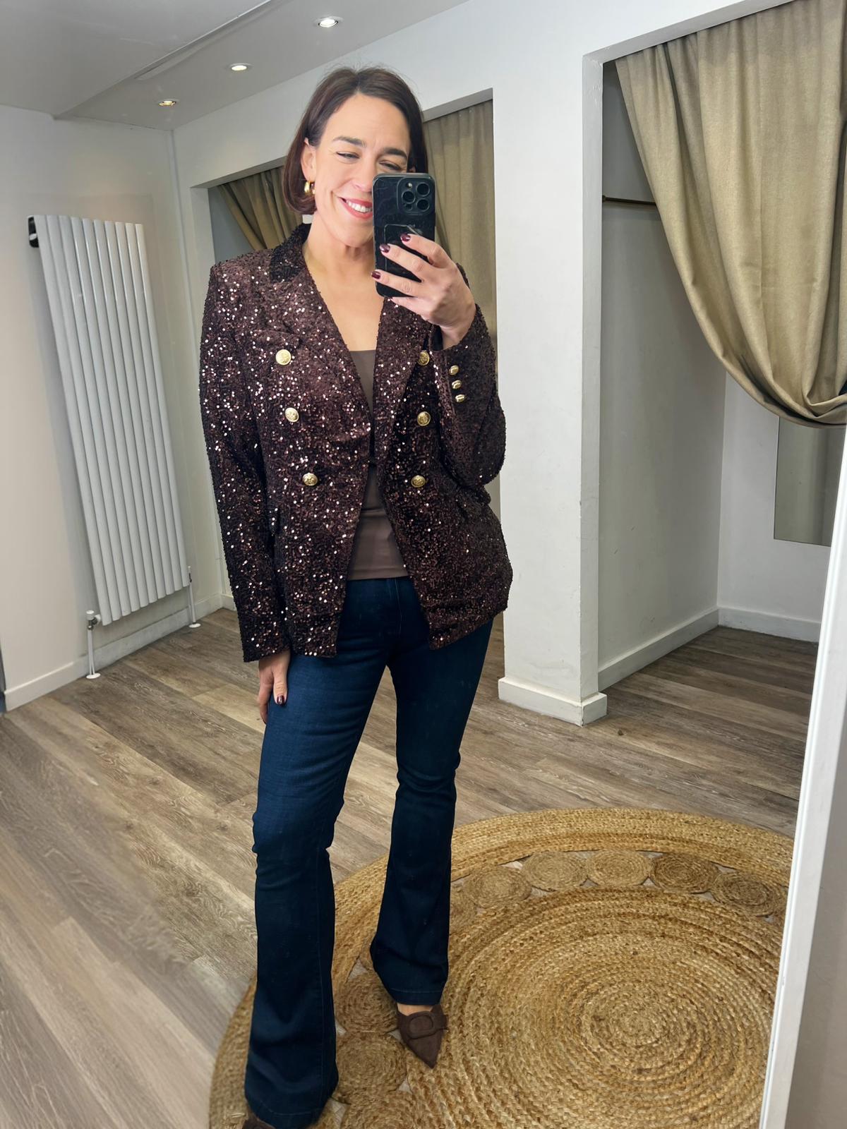 Sammy Brown Sequin Blazer