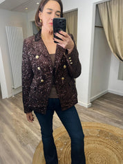 Sammy Brown Sequin Blazer