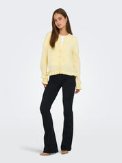Letty Frill Cardigan Yellow