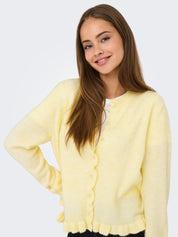 Letty Frill Cardigan Yellow