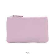 Leather Zip Pouch Purse