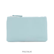 Leather Zip Pouch Purse