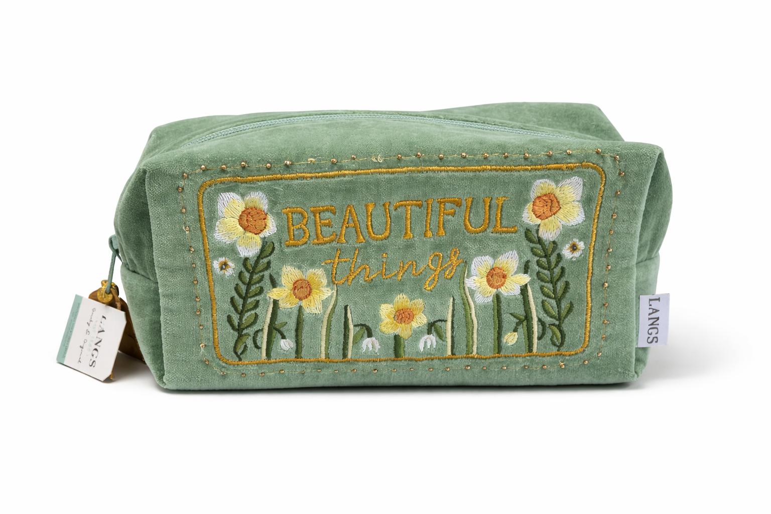 Floral 'Beautiful Friend' Make-up Bag