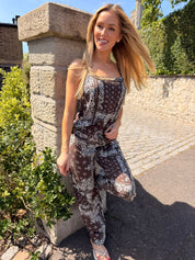 Ramse Bandana Print Cami Top