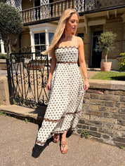 Jody Polka Dot Midi/Maxi Dress