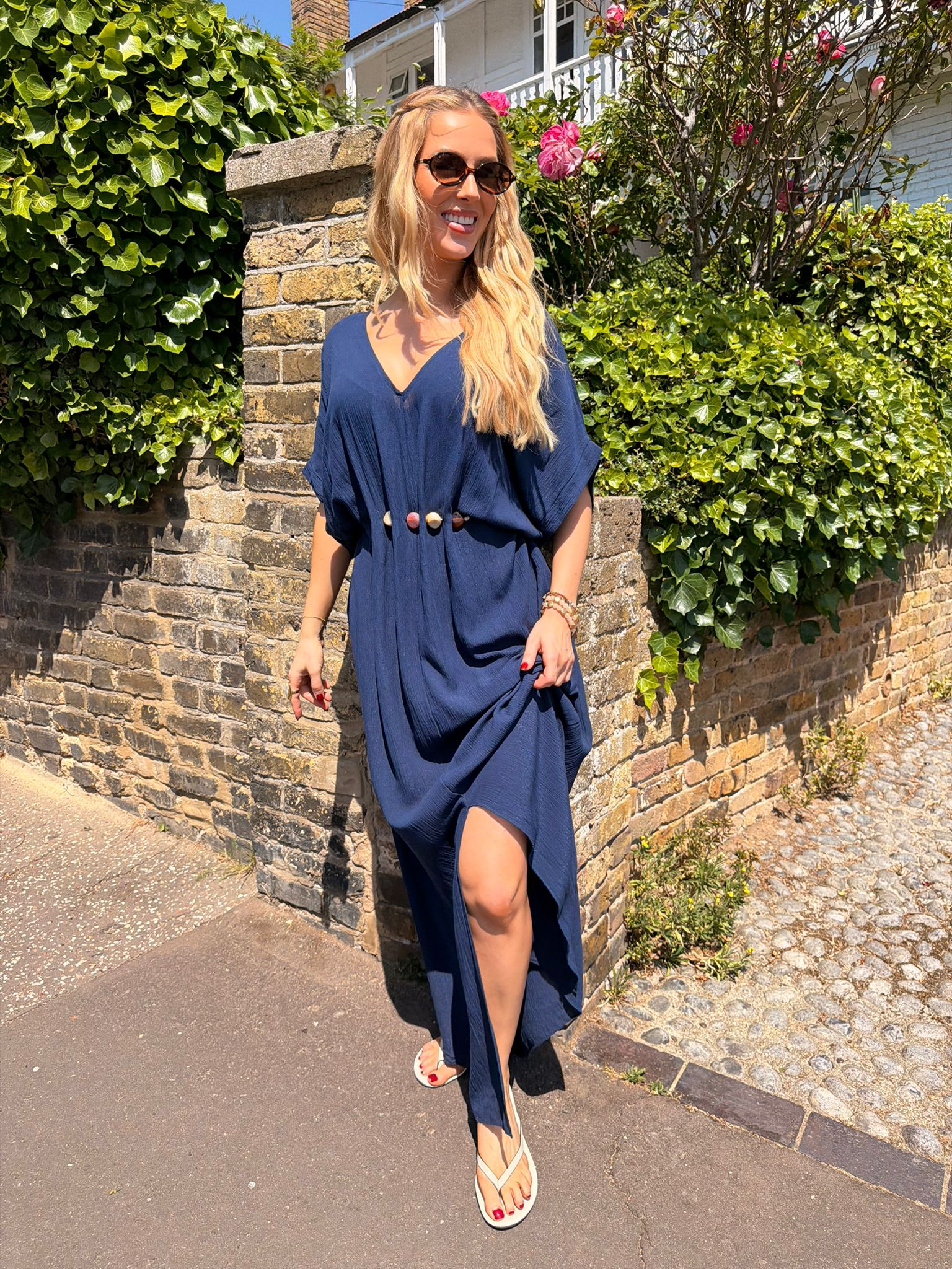 Pippa Crinkle Bead Detail Maxi Dress - 4 colours