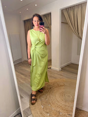 Jenny Tie Detail Midi/Maxi Dress