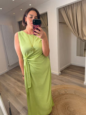 Jenny Tie Detail Midi/Maxi Dress