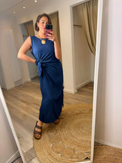 Jenny Tie Detail Midi/Maxi Dress