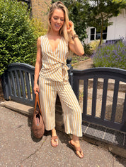 Prisilla Stripe Pull on Culottes
