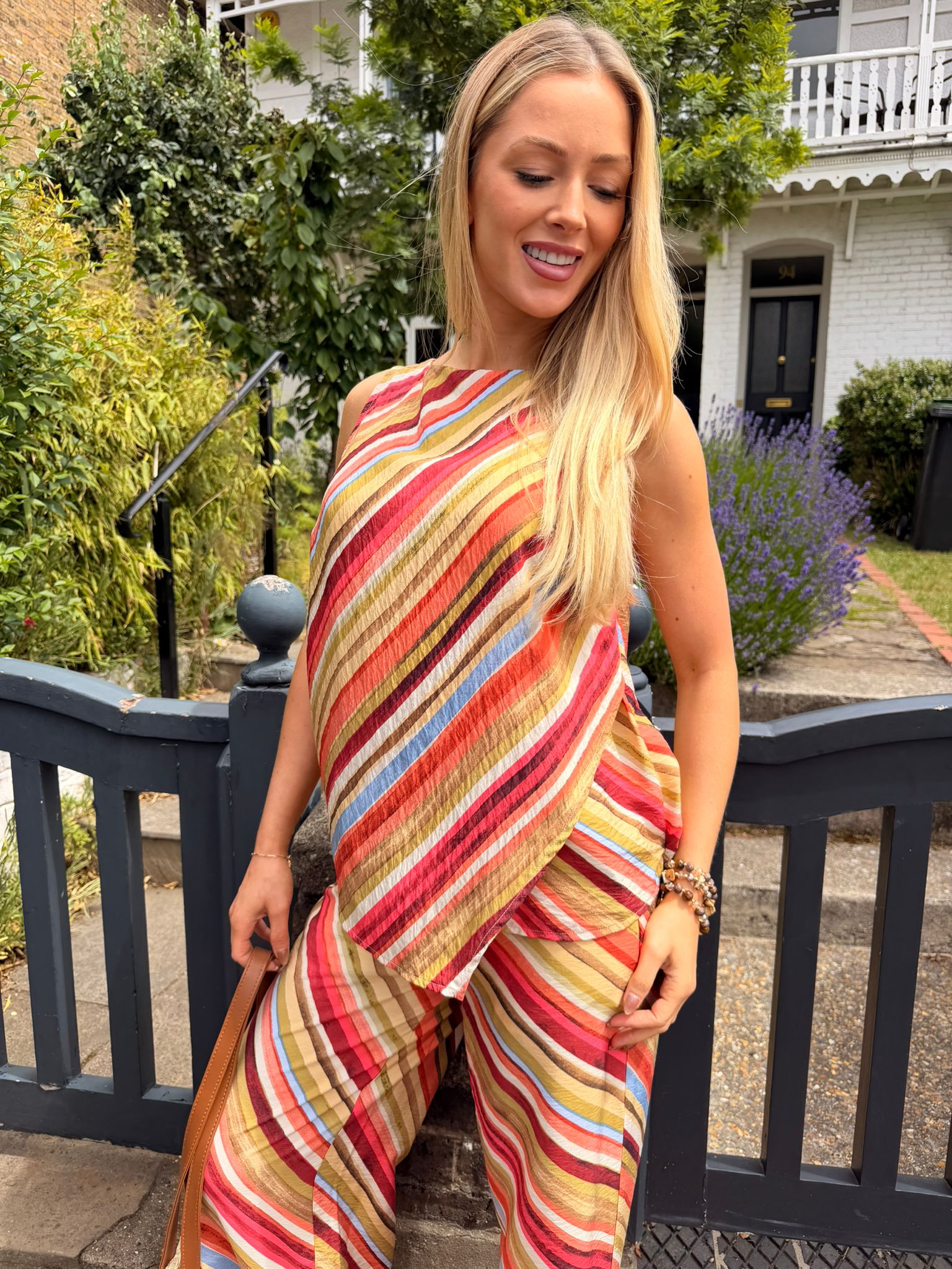 Ellie Stripe Sleeveless Top