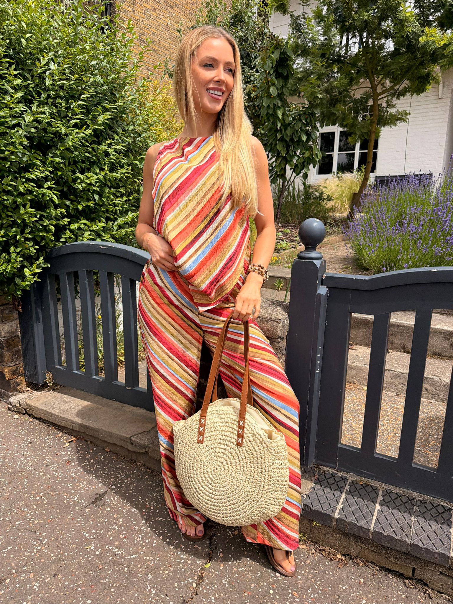 Ellie Stripe Sleeveless Top