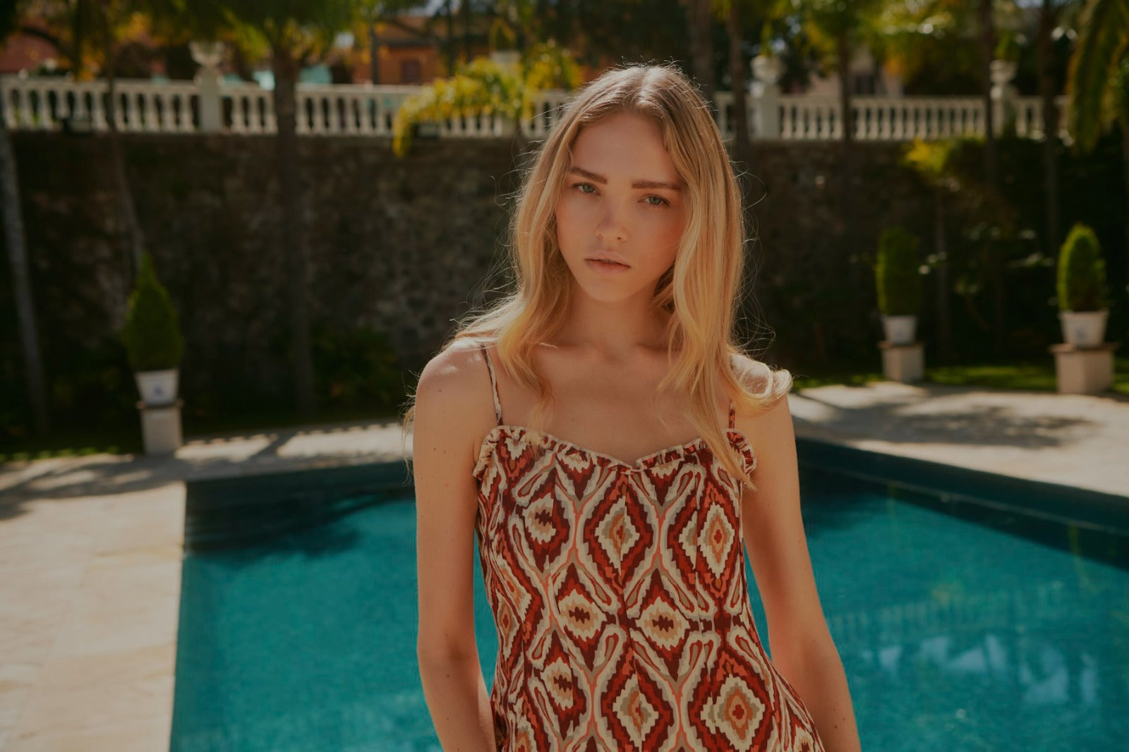 Mikasi Print Sun Maxi Dress