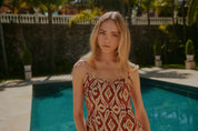 Mikasi Print Sun Maxi Dress