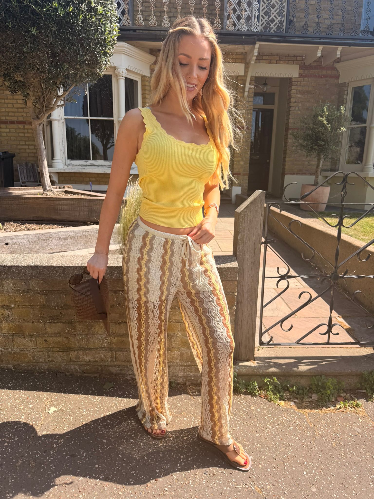 Teresa Knit Wide leg Pants