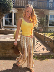 Teresa Knit Wide leg Pants